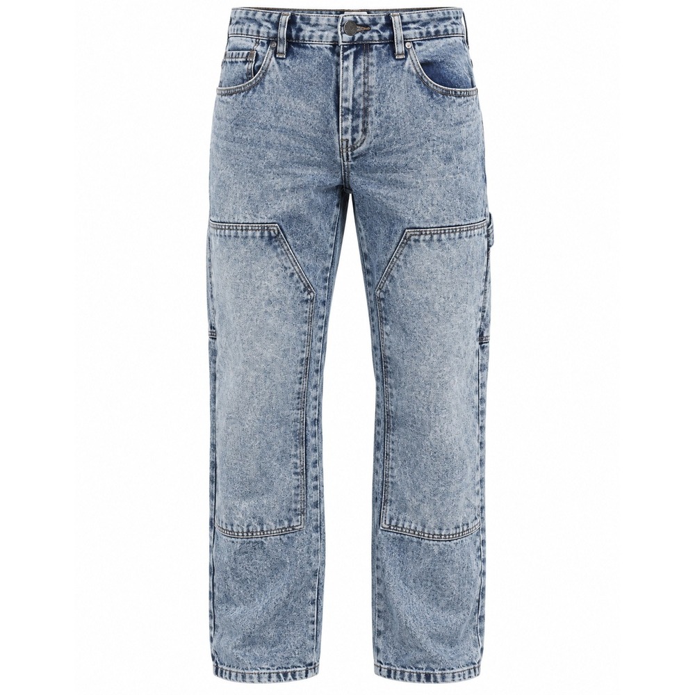 Supply & Demand Porto Relaxed Jeans Mens 34 Large Light Wash Denim NWT SUM17343